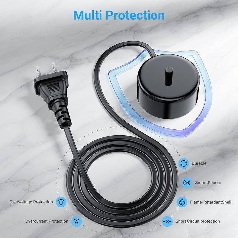 MEROM Replacement Charger Base for HX5100 HX6100 - Charger Compatible with Philips Sonicare Protective Clean 5300 HX6000 HX8000 HX9000 Electric Toothbrush Charging Dock - Image 3